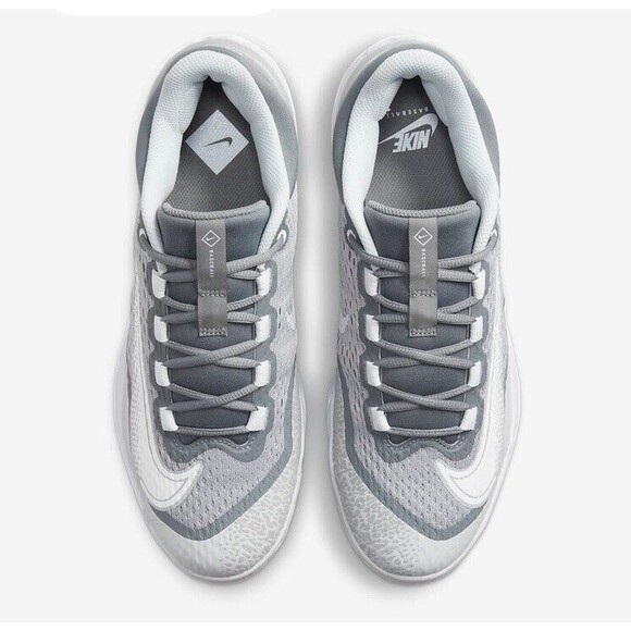 Nike Cleats Men 7.5 Grey Varsity Alpha Huarache Elite 4 Metal Baseball Shoes main image 8